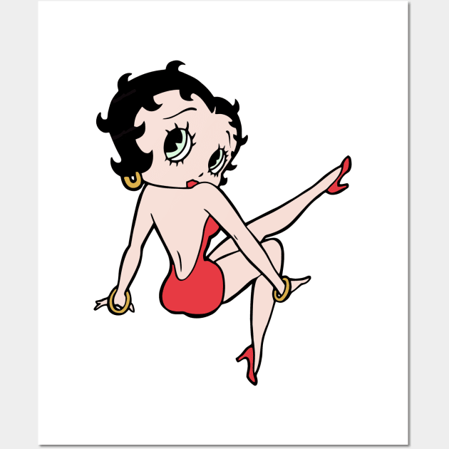 Betty Boop Wall Art by JAFARSODIK